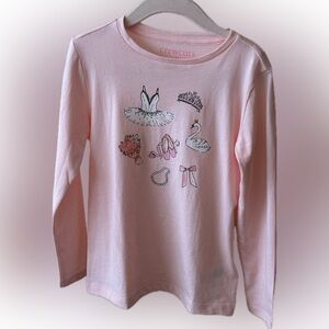 Crewcuts Pink Kids Long Sleeve Shirt